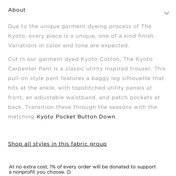 FLASH SALE — LOWEST PRICE ✨ Leset Kyoto Carpenter Pant in Military - Picture 9 of 10